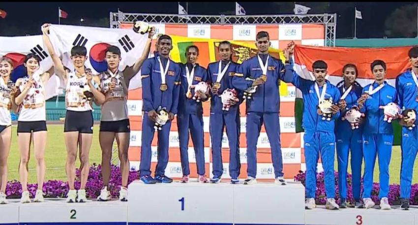 ශ්‍රී ලංකාව රනින් බැබළවූ 20න් පහළ ආසියානු මලල ක්‍රීඩා උළෙල